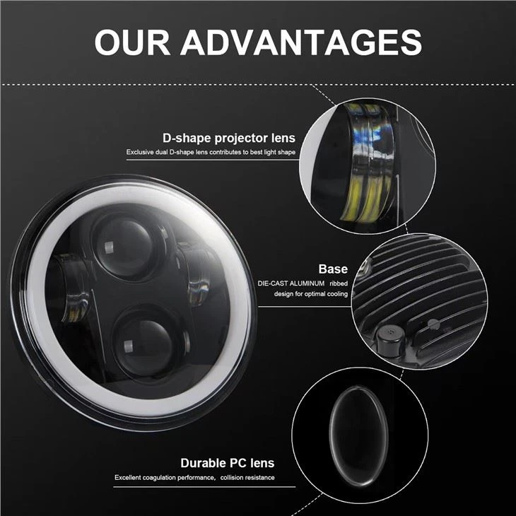 Motorcycle headlight