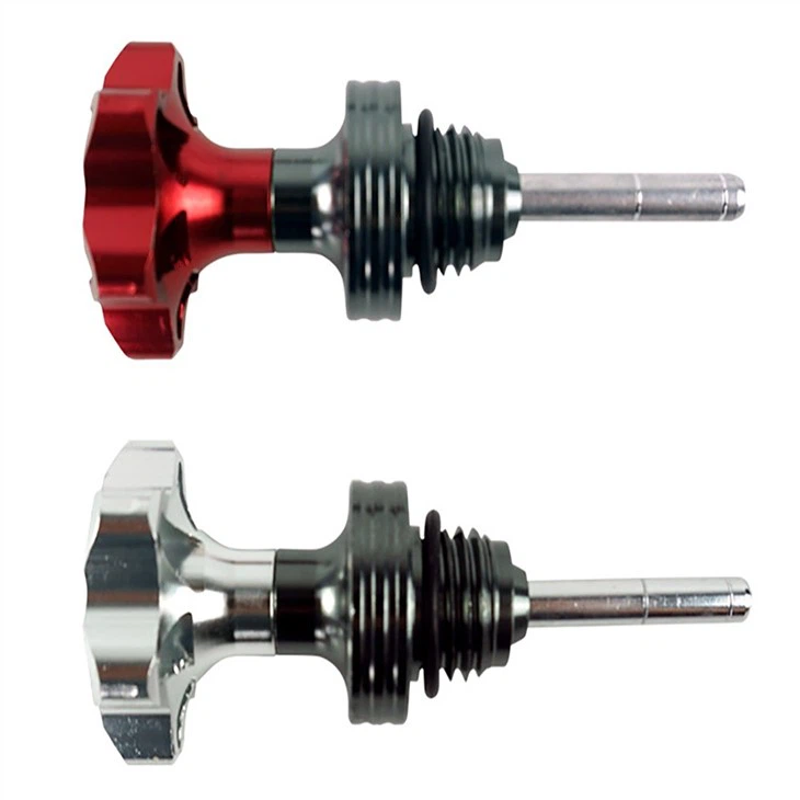 Motorcycle Engine Oil Tank Dipstick Level Gauge