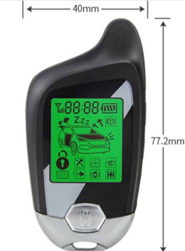 CAR ALARM REMOTE STARTER SECURITY SYSTEM